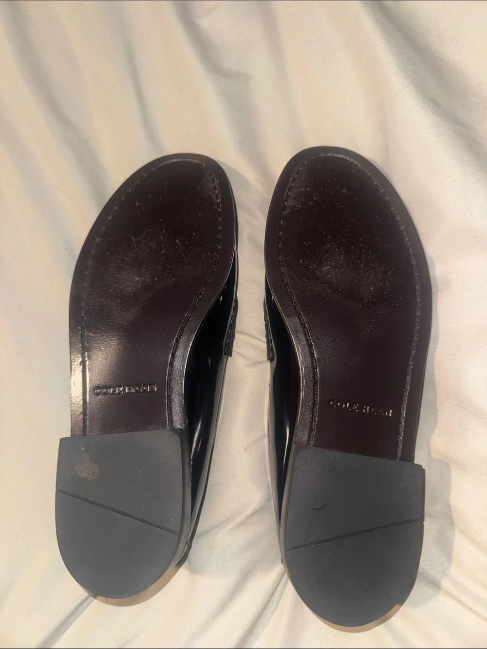 Brand new Cole Haan Black Patent Leather Tassel Slip-On Loafers